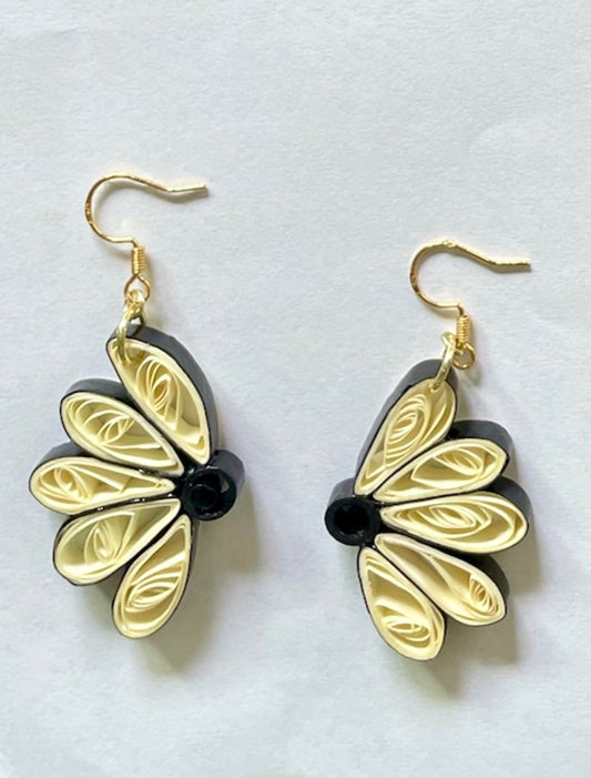 Handmade Quilled Paper Earrings – Lightweight & Unique